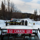 Canadian police on the Wet’suwet’en Nation.